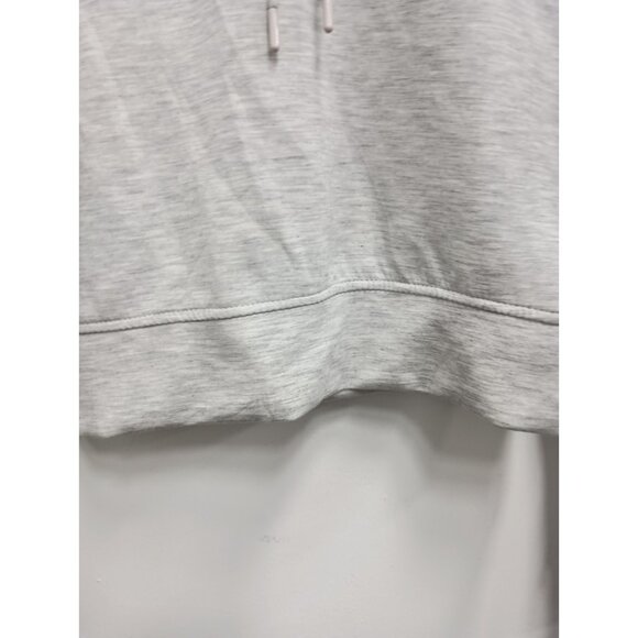 Better / Together Crop Hoodie Womens Size Small Gray Pullover Streetwear Y2K NEW - Picture 3 of 12